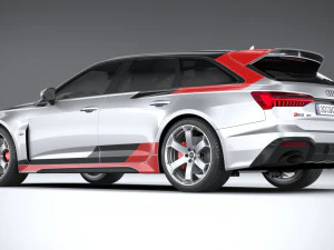 Audi RS6 Avant GT 2024 3D Model