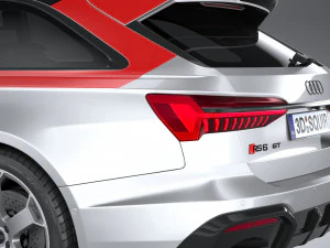 Audi RS6 Avant GT 2024 3D Model
