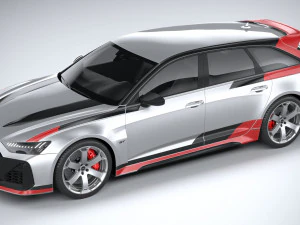 Audi RS6 Avant GT 2024 3D Model