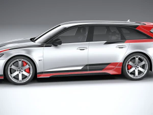 Audi RS6 Avant GT 2024 3D Model