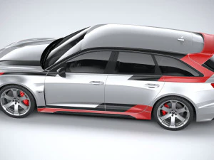 Audi RS6 Avant GT 2024 3D Model