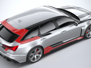 Audi RS6 Avant GT 2024 3D Model