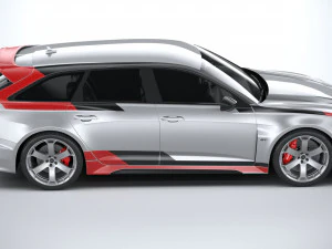 Audi RS6 Avant GT 2024 3D Model