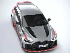 Audi RS6 Avant GT 2024 3D Model