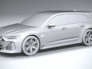 Audi RS6 Avant GT 2024 3D Model