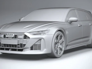 Audi RS6 Avant GT 2024 3D Model