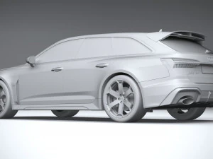 Audi RS6 Avant GT 2024 3D Model