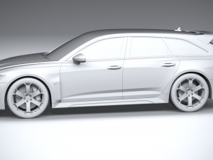 Audi RS6 Avant GT 2024 Model 3D