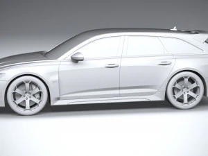 Audi RS6 Avant GT 2024 3D Model