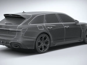 Audi RS6 Avant GT 2024 3D Model