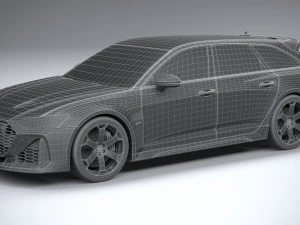 Audi RS6 Avant GT 2024 3D Model