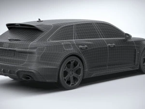 Audi RS6 Avant GT 2024 3D Model