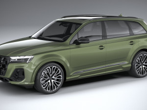 Audi SQ7 2025 3D Model
