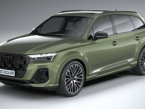 Audi SQ7 2025 3D 模型
