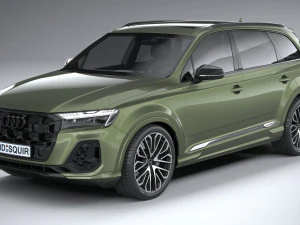 Audi SQ7 2025 3D Model