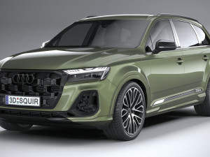 Audi SQ7 2025 3D 模型