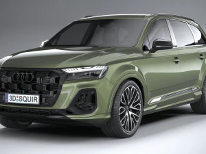 Audi SQ7 2025 3D Model