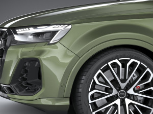 Audi SQ7 2025 3D 模型