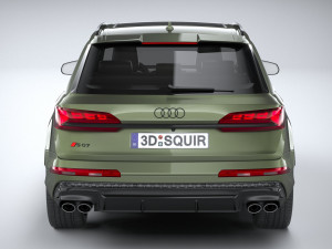Audi SQ7 2025 3D 模型