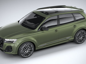 Audi SQ7 2025 3D 模型