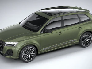 Audi SQ7 2025 3D Model