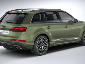 Audi SQ7 2025 3D 模型