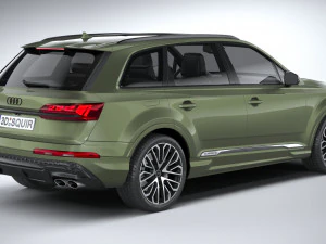 Audi SQ7 2025 3D Model