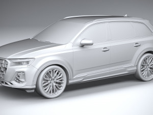 Audi SQ7 2025 3D 模型