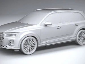 Audi SQ7 2025 3D Model