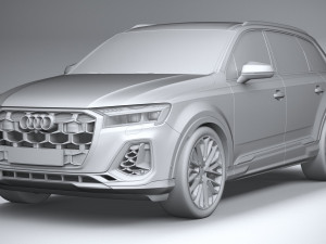 Audi SQ7 2025 3D 模型