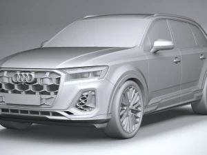 Audi SQ7 2025 3D Model