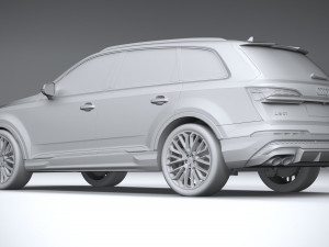 Audi SQ7 2025 3D 模型