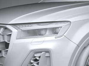 Audi SQ7 2025 3D 模型