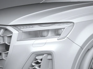 Audi SQ7 2025 3D Model
