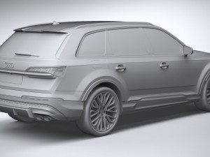 Audi SQ7 2025 3D 模型