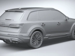 Audi SQ7 2025 3D Model