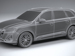 Audi SQ7 2025 3D 模型