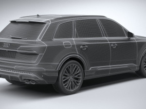 Audi SQ7 2025 3D 模型