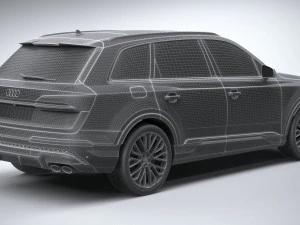 Audi SQ7 2025 3D Model