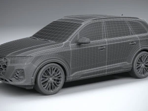 Audi SQ7 2025 3D Model