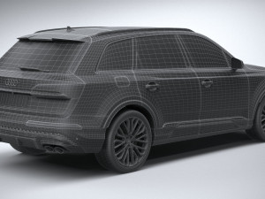 Audi SQ7 2025 3D 模型