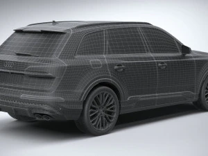 Audi SQ7 2025 3D Model