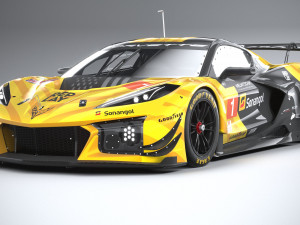 Chevrolet Corvette Z06 GT3 R Competition 2024 3Dモデル