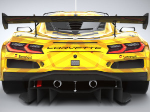 Chevrolet Corvette Z06 GT3 R Competition 2024 3Dモデル
