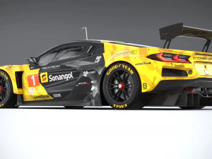 Chevrolet Corvette Z06 GT3 R Competi&ccedil;&atilde;o 2024 Modelo 3D
