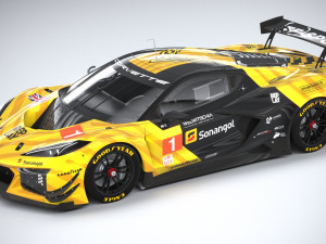 Chevrolet Corvette Z06 GT3 R Competition 2024 3Dモデル