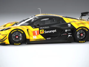 Chevrolet Corvette Z06 GT3 R Competi&ccedil;&atilde;o 2024 Modelo 3D