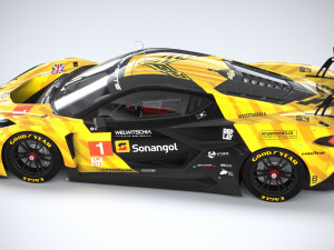 Chevrolet Corvette Z06 GT3 R Competition 2024 3Dモデル