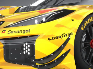 Chevrolet Corvette Z06 GT3 R Competi&ccedil;&atilde;o 2024 Modelo 3D