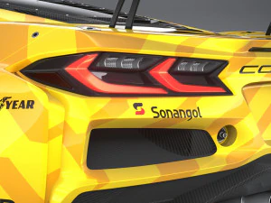 Chevrolet Corvette Z06 GT3 R Competi&ccedil;&atilde;o 2024 Modelo 3D